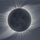 An image of the sun’s corona during the total solar eclipse of August 1, 2008.